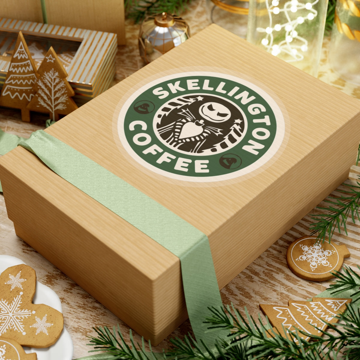 Skellington Coffee Sticker