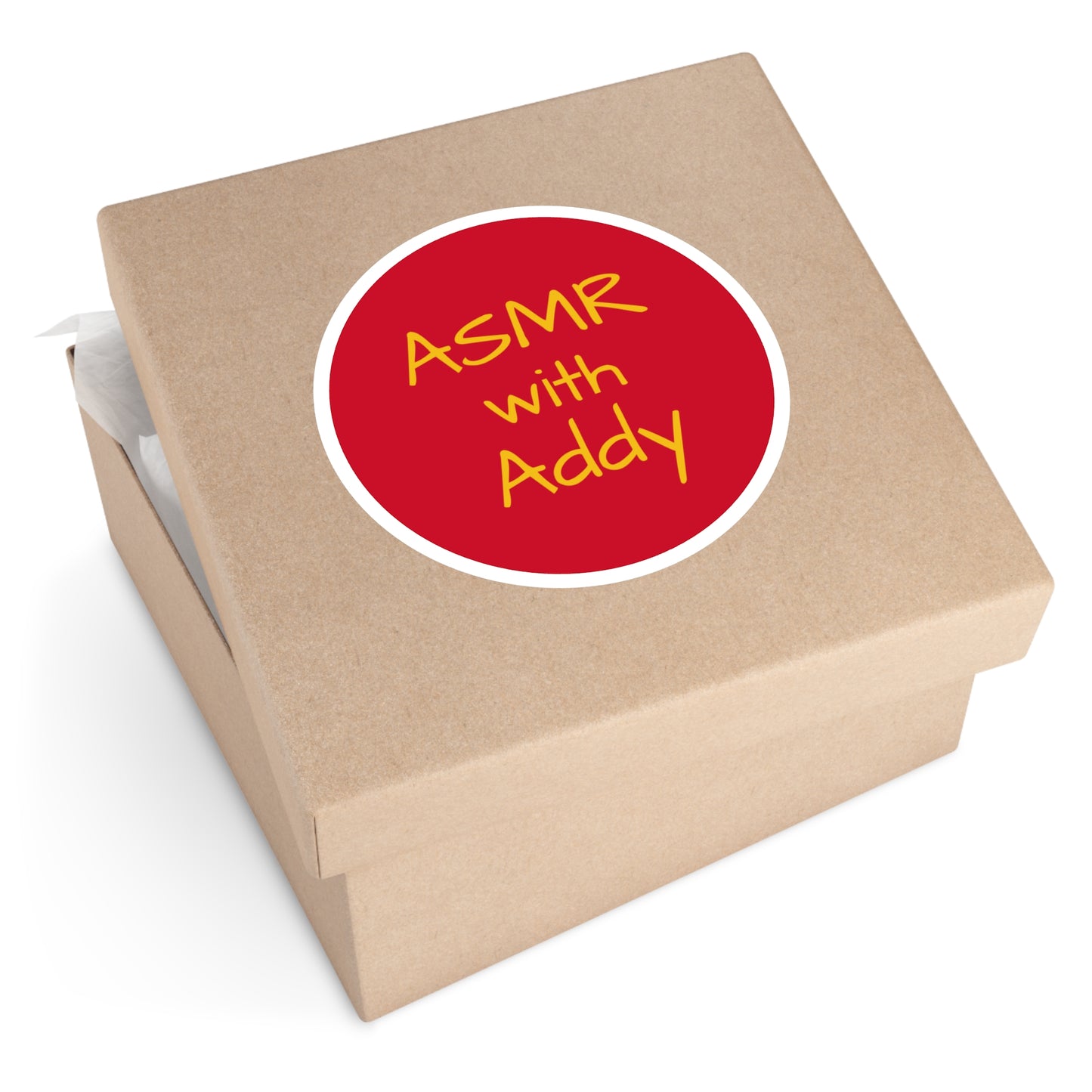 ASMR with Addy Red Stickers