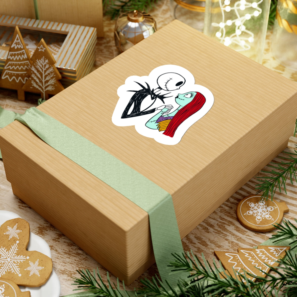 Jack and Sally Sticker