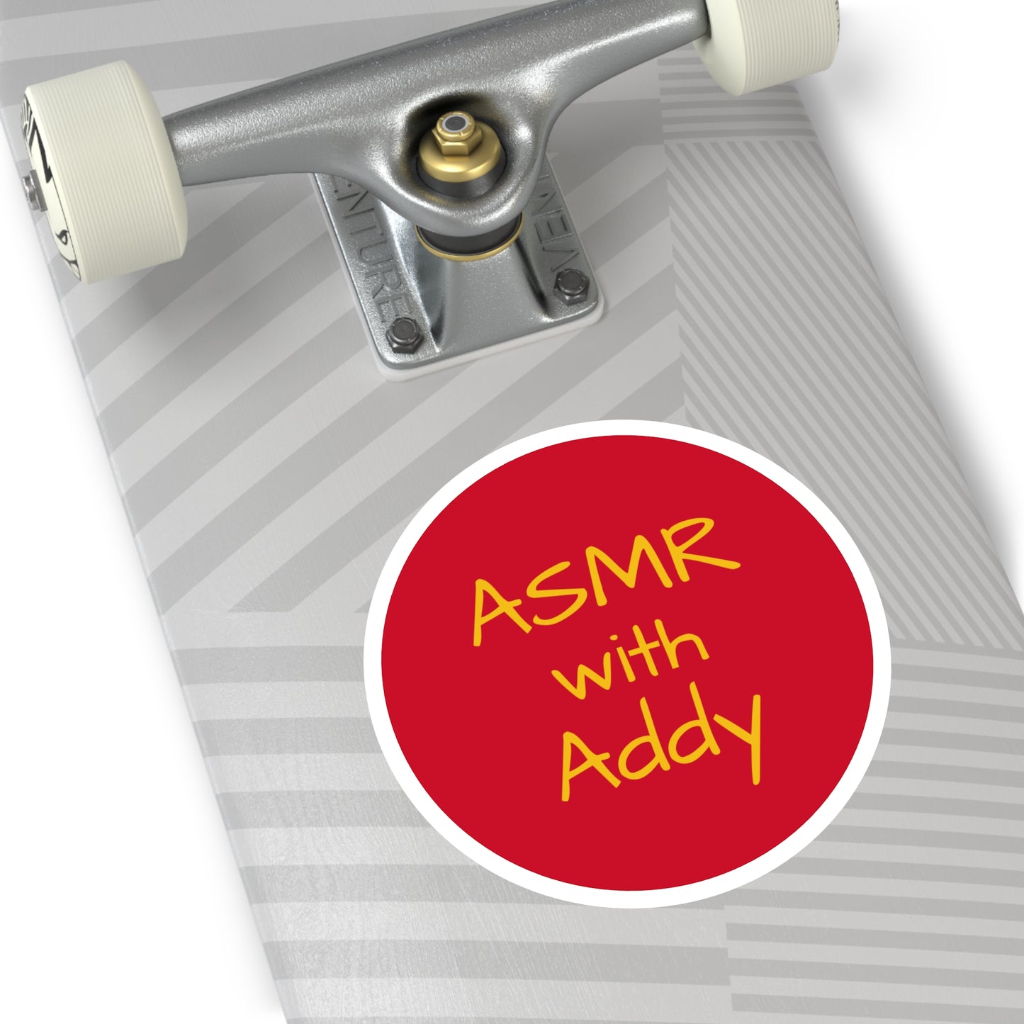 ASMR with Addy Red Stickers