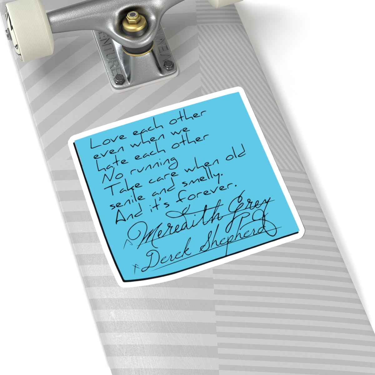 Greys Post-It Sticker