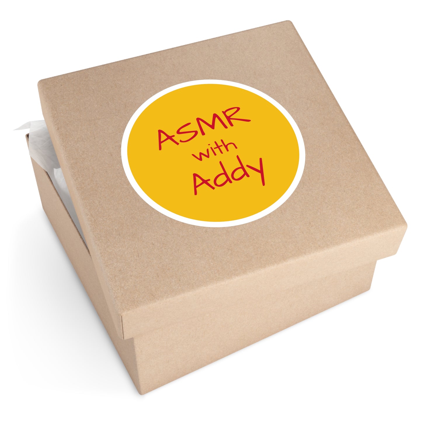 ASMR with Addy Yellow Stickers