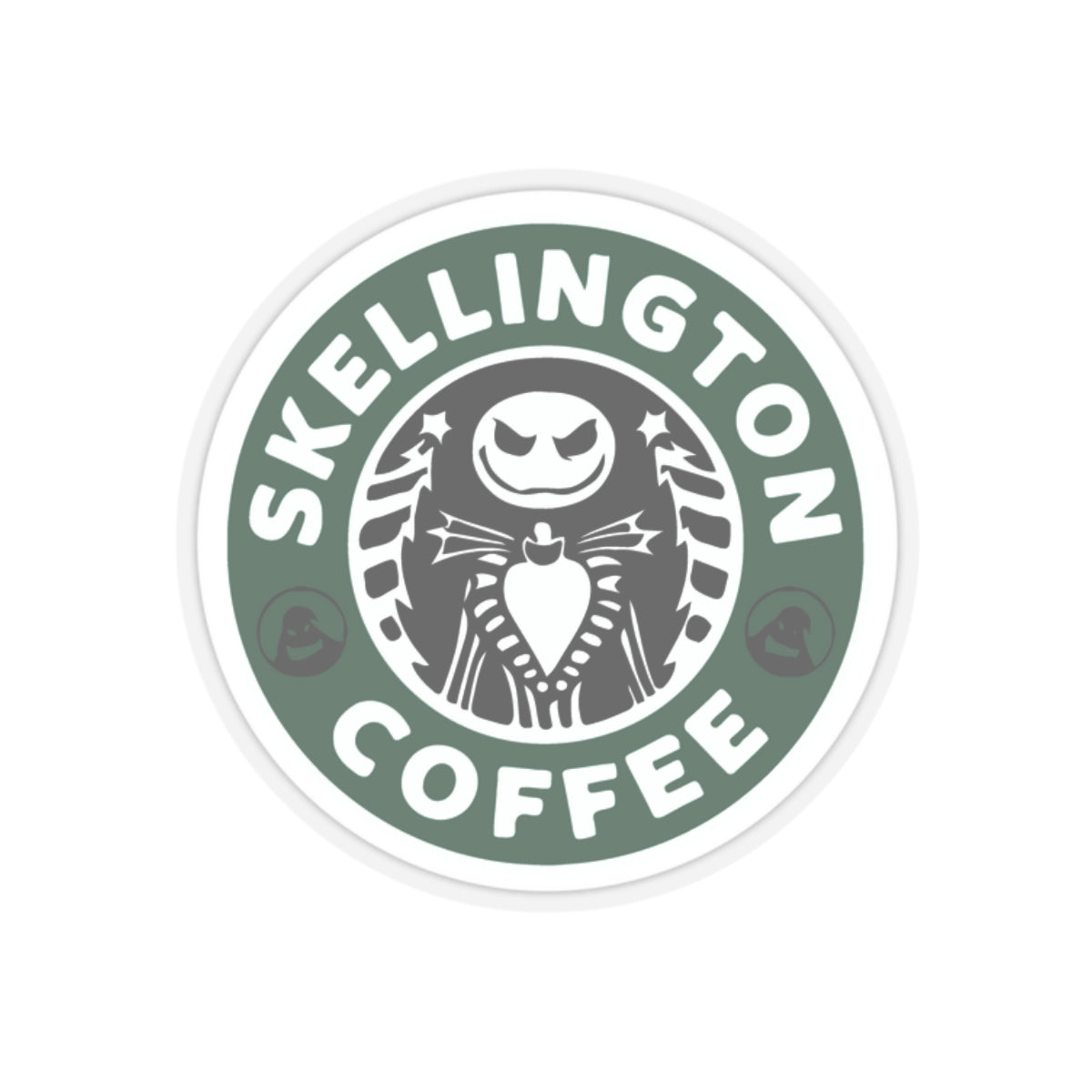 Skellington Coffee Sticker