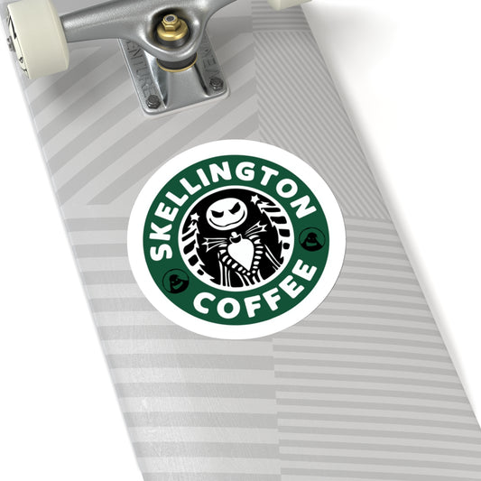 Skellington Coffee Sticker