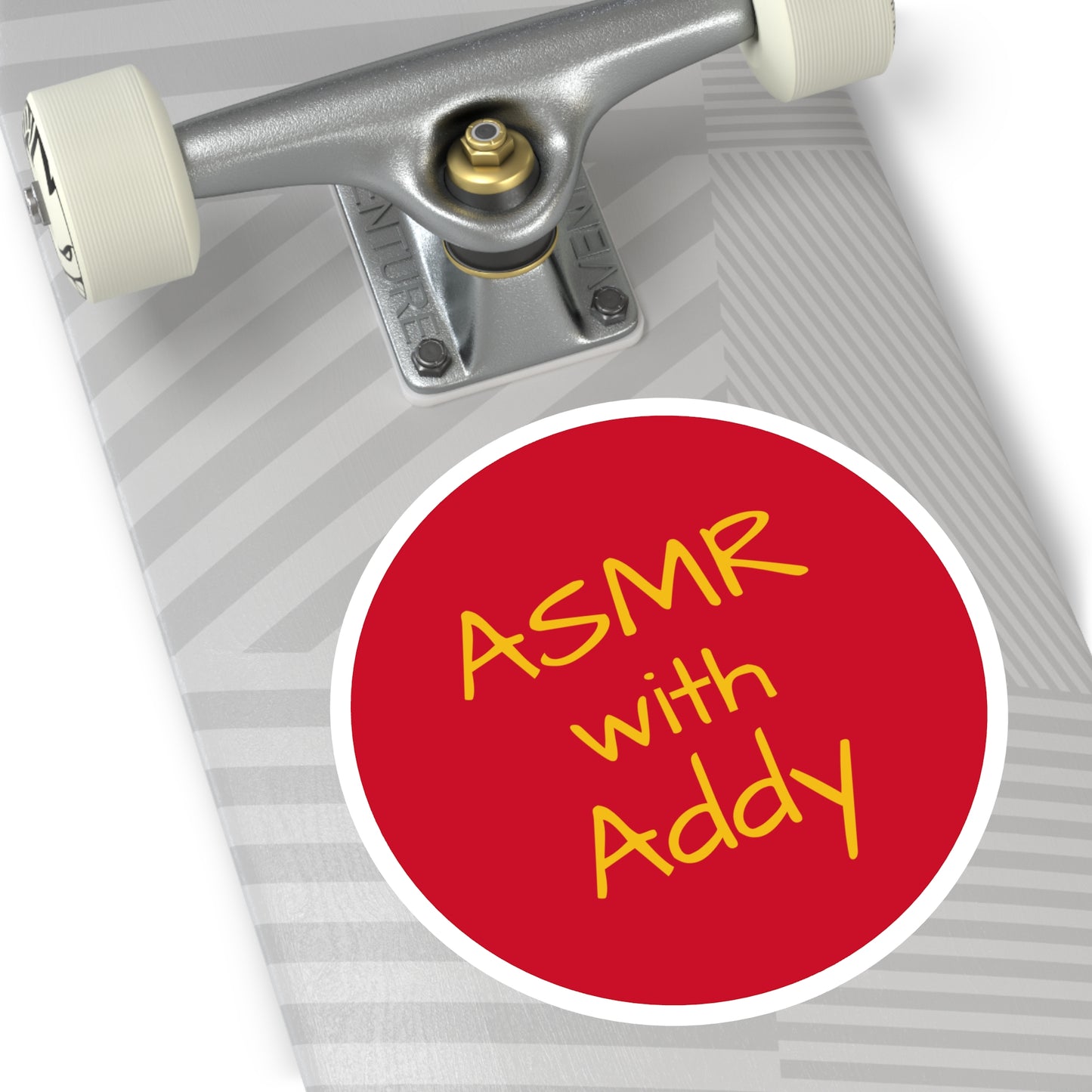 ASMR with Addy Red Stickers