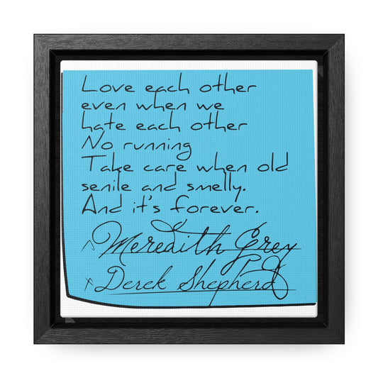 Meredith and Derek Post-It