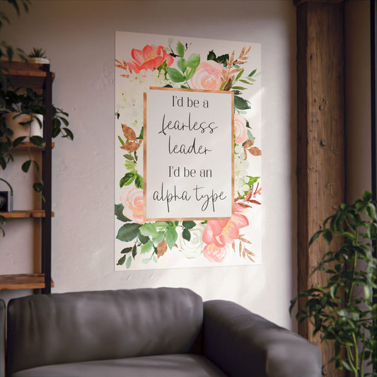 The Man Matte Vertical Poster