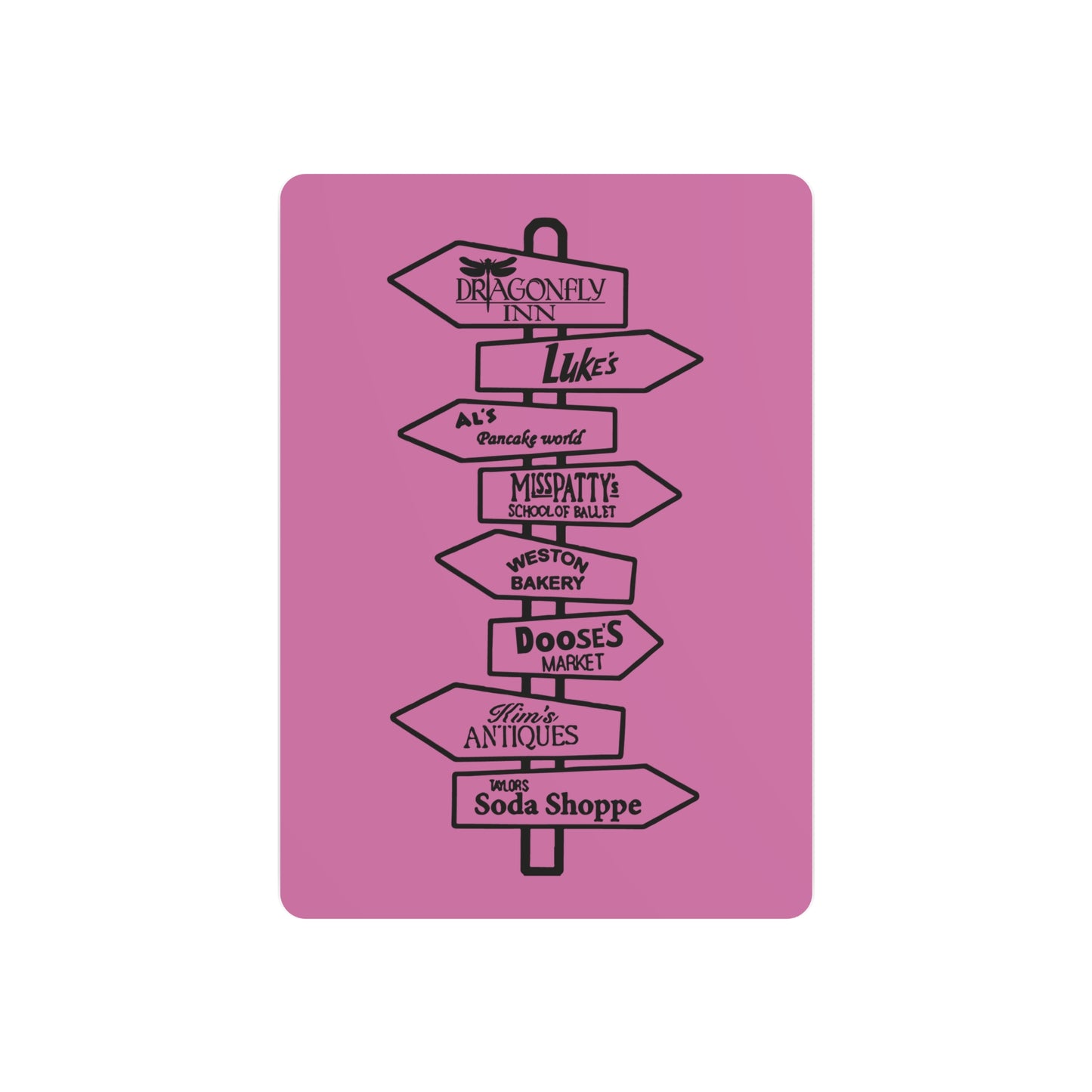 Gilmore Girls Metal Art Sign