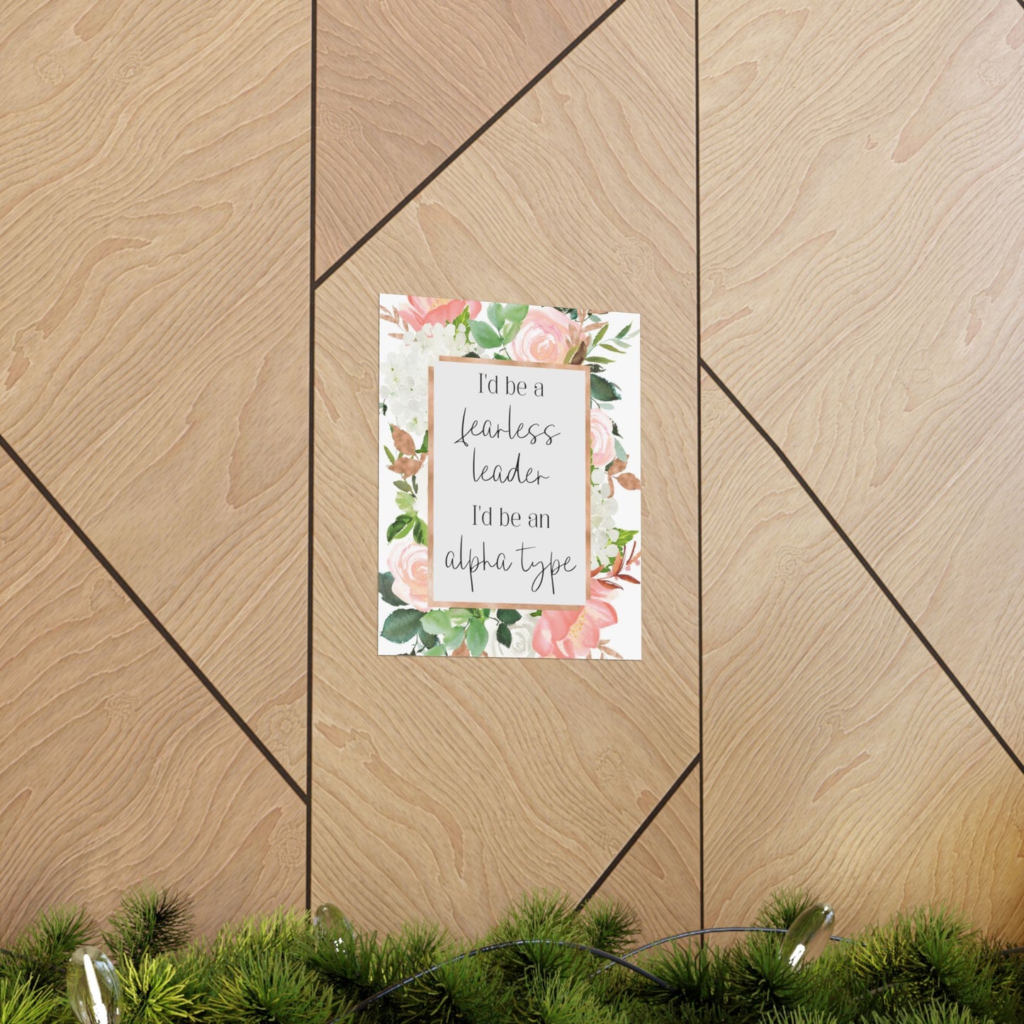 The Man Matte Vertical Poster