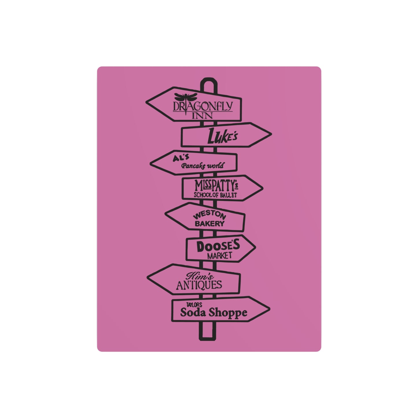 Gilmore Girls Metal Art Sign