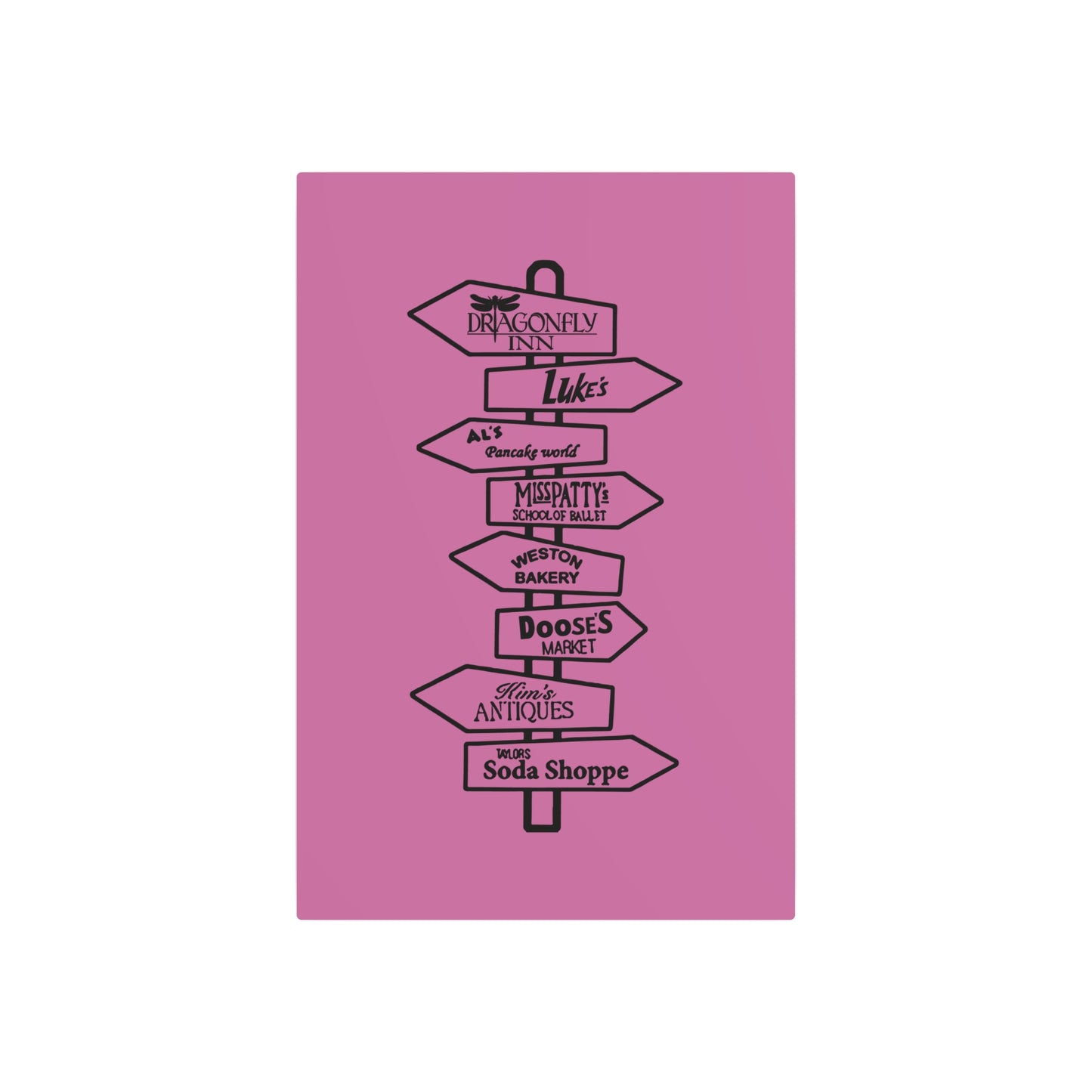 Gilmore Girls Metal Art Sign